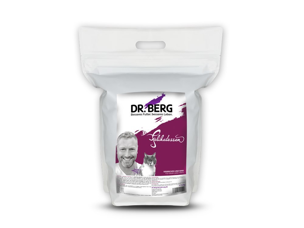 Dr.Berg Felikatessen - królik i wołowina dla kotów (5 kg)
