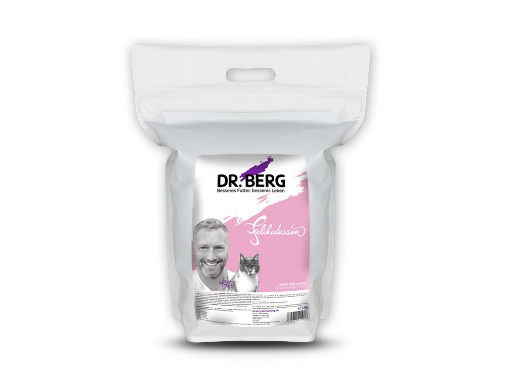 Dr.Berg Felikatessen - kurczak i łosoś dla kotów (5kg)