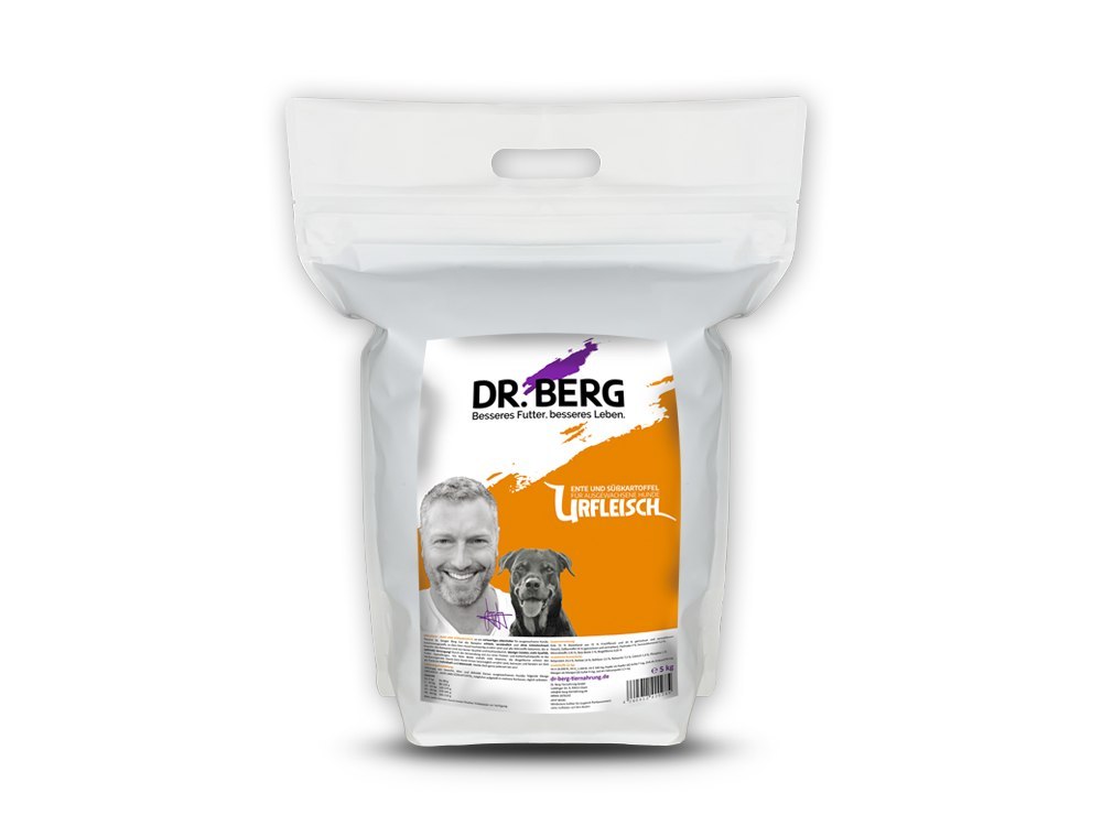 Dr.Berg Urfleisch - kaczka z batatami dla psów (5kg)