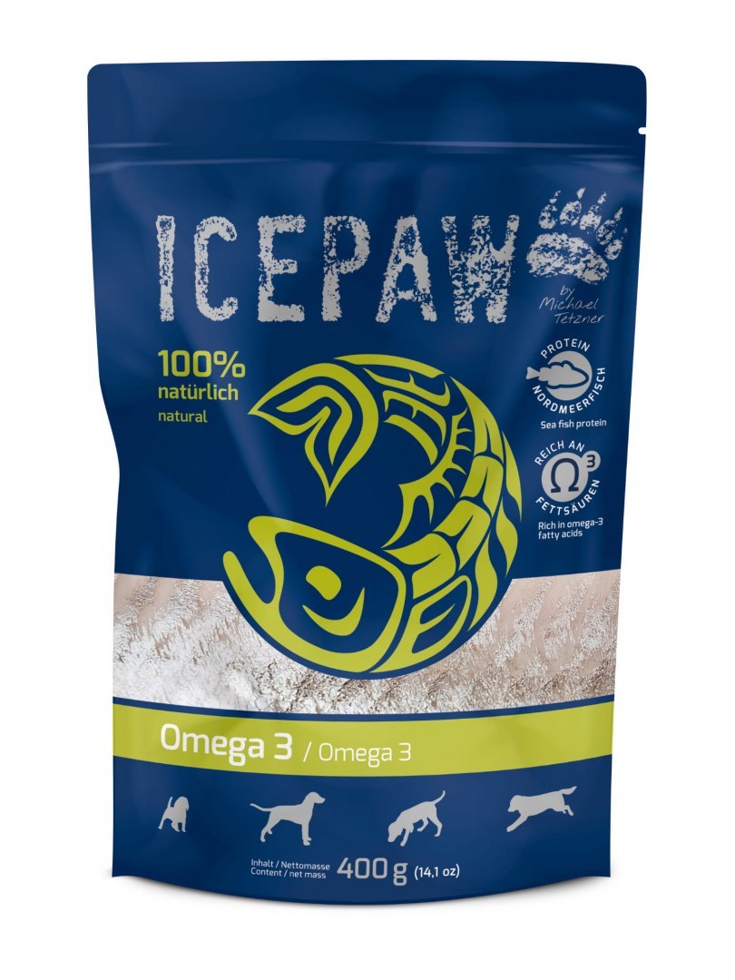 ICEPAW High Premium Omega-3 - makrela i śledź dla psów (400g)