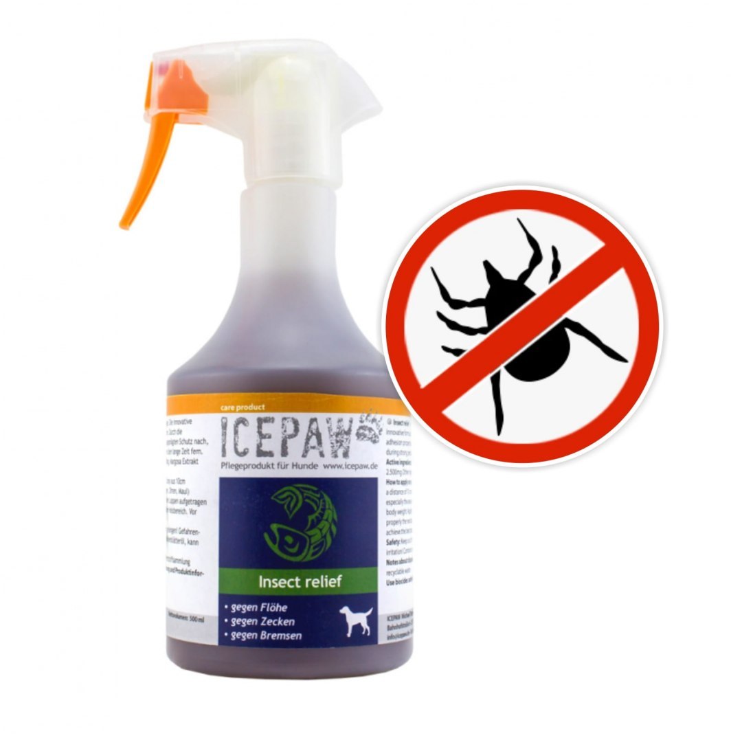 ICEPAW Insect Relief - spray przeciwko kleszczom i owadom (500ml)