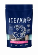 ICEPAW Lachsticks- suszone i zwijane skóry łososia dla psów (100g)