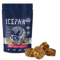 ICEPAW Rotbarschhaut - przysmaki z karmazyna dla psów (100g)
