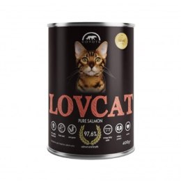 LOVCAT Pure SALMON - łosoś dla kotów (375g)