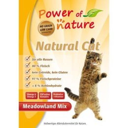 Power of Nature Natural Cat Meadowland Mix - kurczak, indyk, łosoś 2 kg