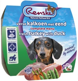 Renske Dog Adult fresh meat turkey and duck - świeże mięso indyk i kaczka (100 g)