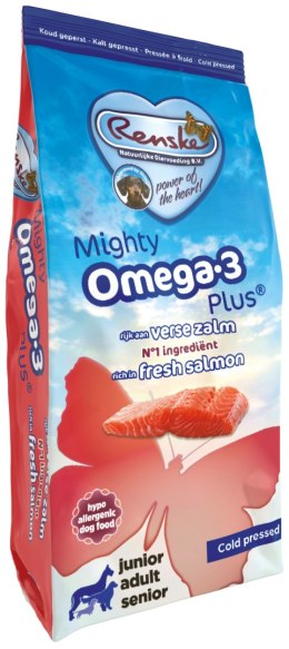 Renske Mighty Omega-3 Plus - łosoś tłoczona na zimno (15 kg)