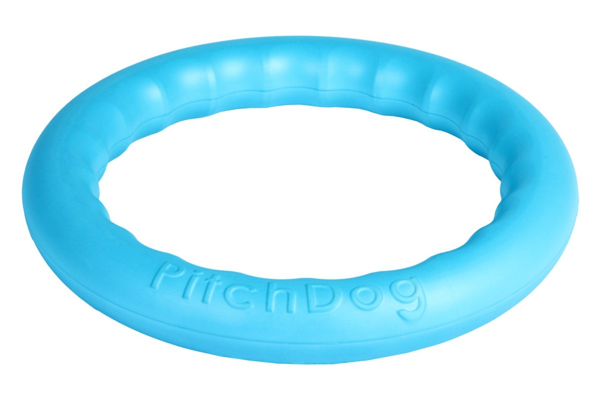Ring PitchDog - dla psów średnich ras, niebieski 20 cm