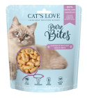 CAT’S LOVE Pure Bites krewetki grenlandzkie - przysmaki liofilizowane dla kota (30 g)