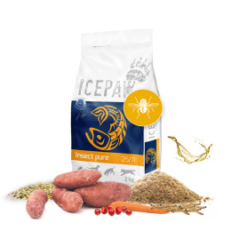 ICEPAW Insect Pure - karma z owadów dla dorosłych psów (2 kg)