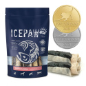 ICEPAW Lachsrouladen - roladki do żucia dla psów ( 4 szt. ok. 200g)
