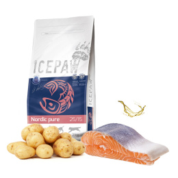 ICEPAW Nordic Pure - łosoś - karma dla dorosłych psów (2 kg)