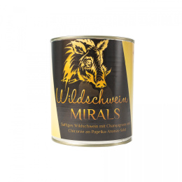 MIRALS Wildschwein - soczysty dzik z pieczarkami i cykorią na sałatce z papryki i ananasa (6 szt.x 800g)