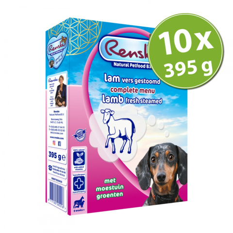 Renske Dog Adult fresh meat lamb - świeża jagnięcina (10x395g)