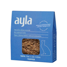 AYLA filet z uda indyka - topper - dosmaczacz liofilizowany dla kotów (28g)