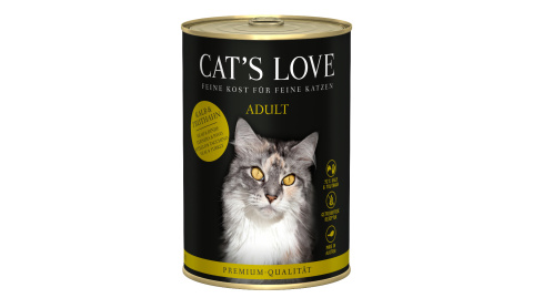 CAT’S LOVE Mix Kalb & Truhahn – cielęcina i indyk z olejem lnianym i kocimiętką (400g)