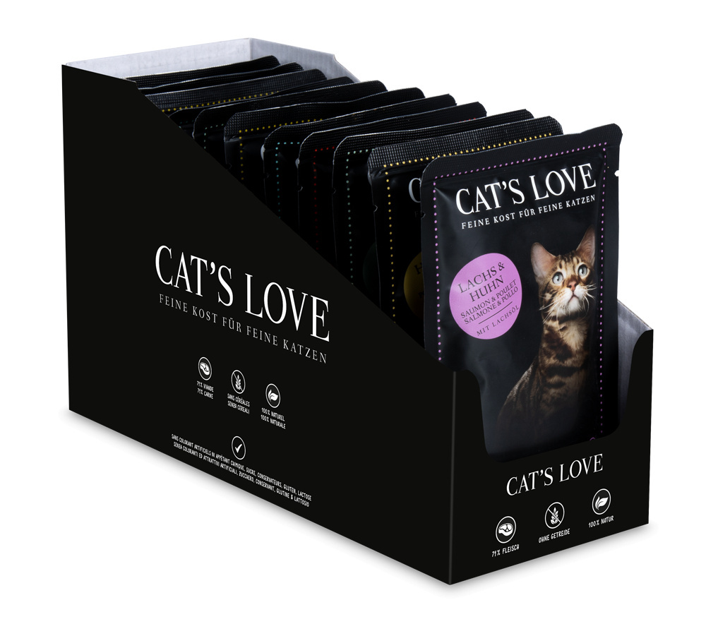 CAT'S LOVE Multipack saszetki dla dorosłych kotów (2x6 szt.x 85g)