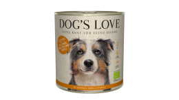 DOG’S LOVE BIO PUTE – ekologiczny indyk z amarantusem, dynią i pietruszką (800g)
