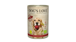 DOG’S LOVE BIO REDS – ekologiczna warzywno-owocowa karma dla psów (400g)