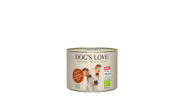 DOG’S LOVE BIO RIND – ekologiczna wołowina z ryżem, cukinią i jabłkiem (200g)