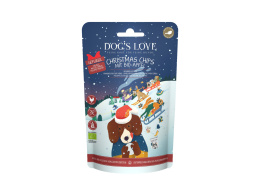 DOG’S LOVE BIO WINTER CHIPS – chipsy z ekologicznego mięsa z jabłkiem - przysmaki dla psów (150g)