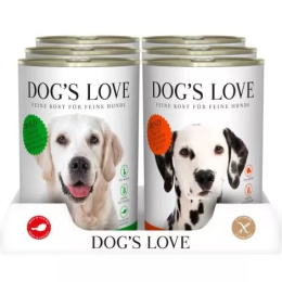 DOG'S LOVE Multipack zestaw karmy dla psa (6 puszek 400g)