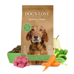 DOG’S LOVE Senior Wild – dziczyzna z batatami, szpinakiem i i marchewką (2kg)