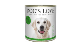 DOG’S LOVE WILD dziczyzna z marchewką, selerem, ziemniakami i śliwkami (800g)