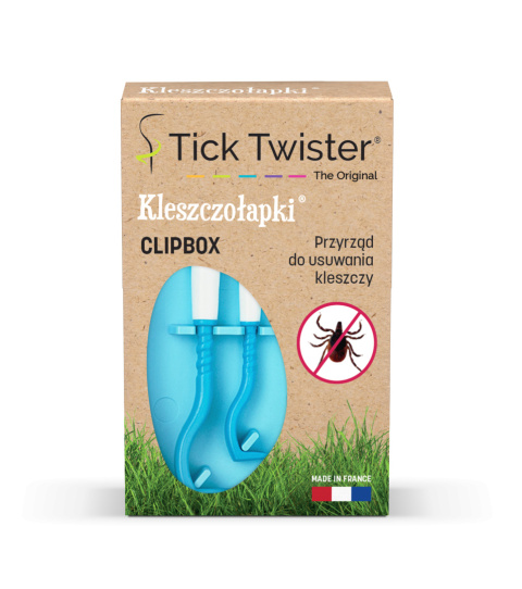 Kleszczołapki Tick Twister Clipbox - niebieski Kleszczołapki Tick Twister Clipbox - niebieski