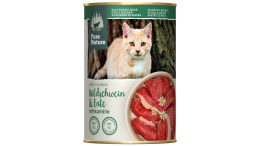 PURE NATURE CAT Wildschwein Ente - dzik z kaczką i rumiankiem dla dorosłych kotów (400g)