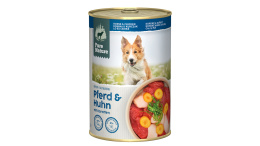 PURE NATURE DOG Pferd Huhn - konina i kurczak z marchewką i algami dla dorosłych psów (400g)