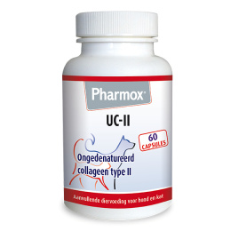 Pharmox UC-II niezdenaturowany kolagen typu II dla kotów (60 kapsułek)