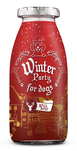 SmoothieDog Winter Wild - smoothie dla psa dziczyzna z warzywami (250ml)