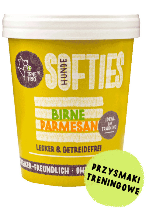 TENETRIO HUNDESOFTIES Birne Parmesan -przysmaki treningowe z owadów, gruszką i parmezanem (300g)