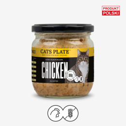 CATS PLATE Chicken - Mięso z Kurczaka Udo (360g)