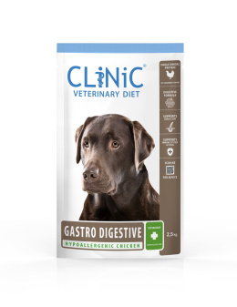 CLiNiC Veterinary Diet Dog Gastro Digestive Chicken 2,5kg - sucha karma weterynaryjna dla psów