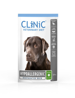 CLiNiC Veterinary Diet Dog Hypoallergenic Duck 2,5kg - sucha karma weterynaryjna dla psów