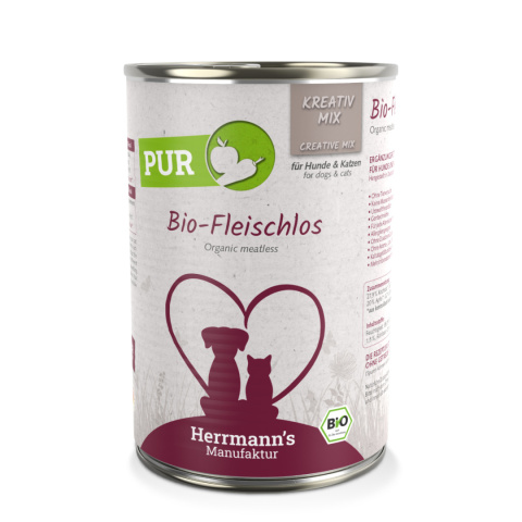 HERRMANN'S MANUFAKTUR Kreativ Mix Bio Fleischlos – karma bezmięsna ekologiczna (400g)