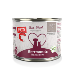 HERRMANN'S MANUFAKTUR Kreativ Mix Bio Rind Pur - 100% wołowina ekologiczna (200g)