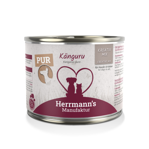 HERRMANN'S MANUFAKTUR Kreativ Mix Kanguru Pur - 100% kangur (200g)