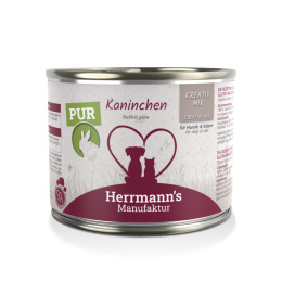 HERRMANN'S MANUFAKTUR Kreativ Mix Kaninchen Pur - 100% królik (200g)