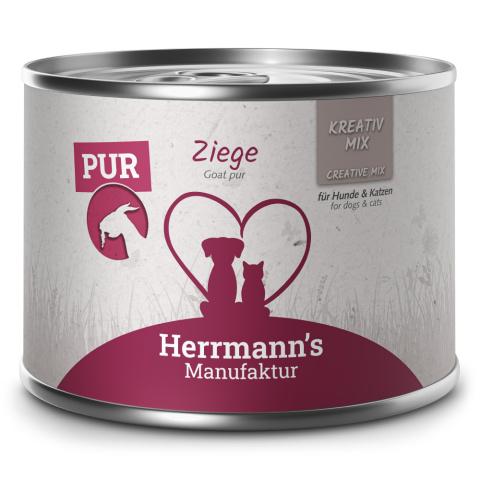 HERRMANN'S MANUFAKTUR Kreativ Mix Ziege Pur - 100% kozina (200g)