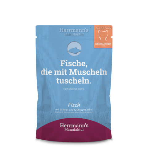 HERRMANN'S Selection Cat Fisch Garnelen - ryby z krewetkami (100g)