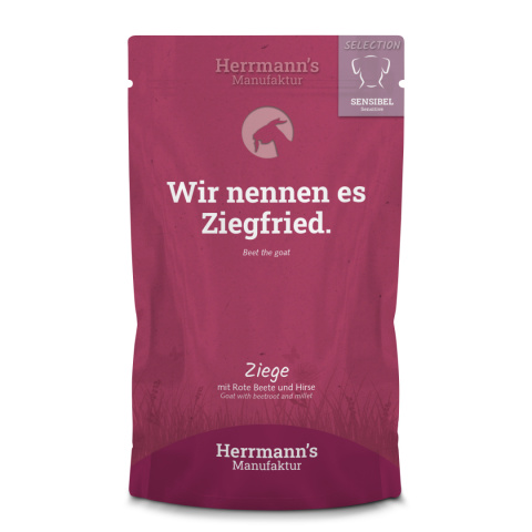 HERRMANN'S Selection Sensitive Dog Ziege - kozina z burakiem (150g)