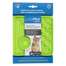 Mata LickiMat CATSTER dla kota zielona