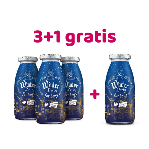 SmoothieDog Winter Pute - zestaw 3+1 gratis indyk z warzywami