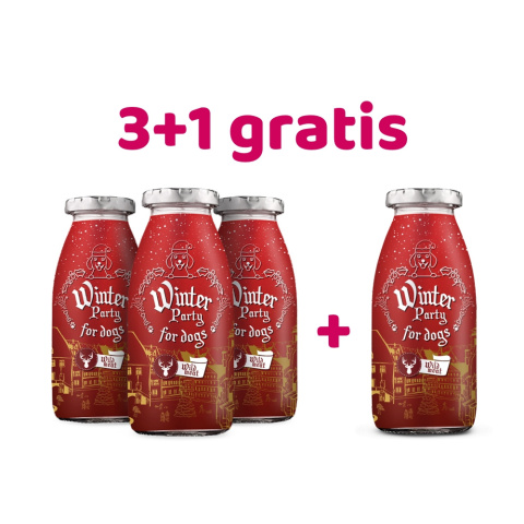 SmoothieDog Winter Wild - zestaw 3+1 gratis dziczyzna z warzywami