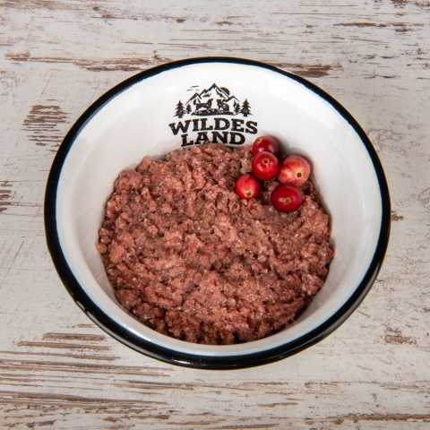 WILDES LAND CAT Classic Kalb Ente - cielęcina i kaczka z żurawiną (400g)