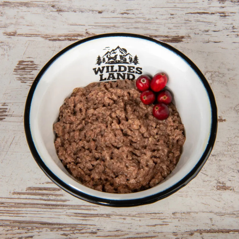WILDES LAND CAT Classic Rind Pute – wołowina i indyk z żurawiną (200g)
