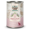 WILDES LAND CAT Classic Rind Pute – wołowina i indyk z żurawiną (400g)